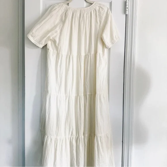 NWT Madewell Cream Dress Bubble Midi. New With Tag. Women’s Size Medium. - Picture 9 of 14
